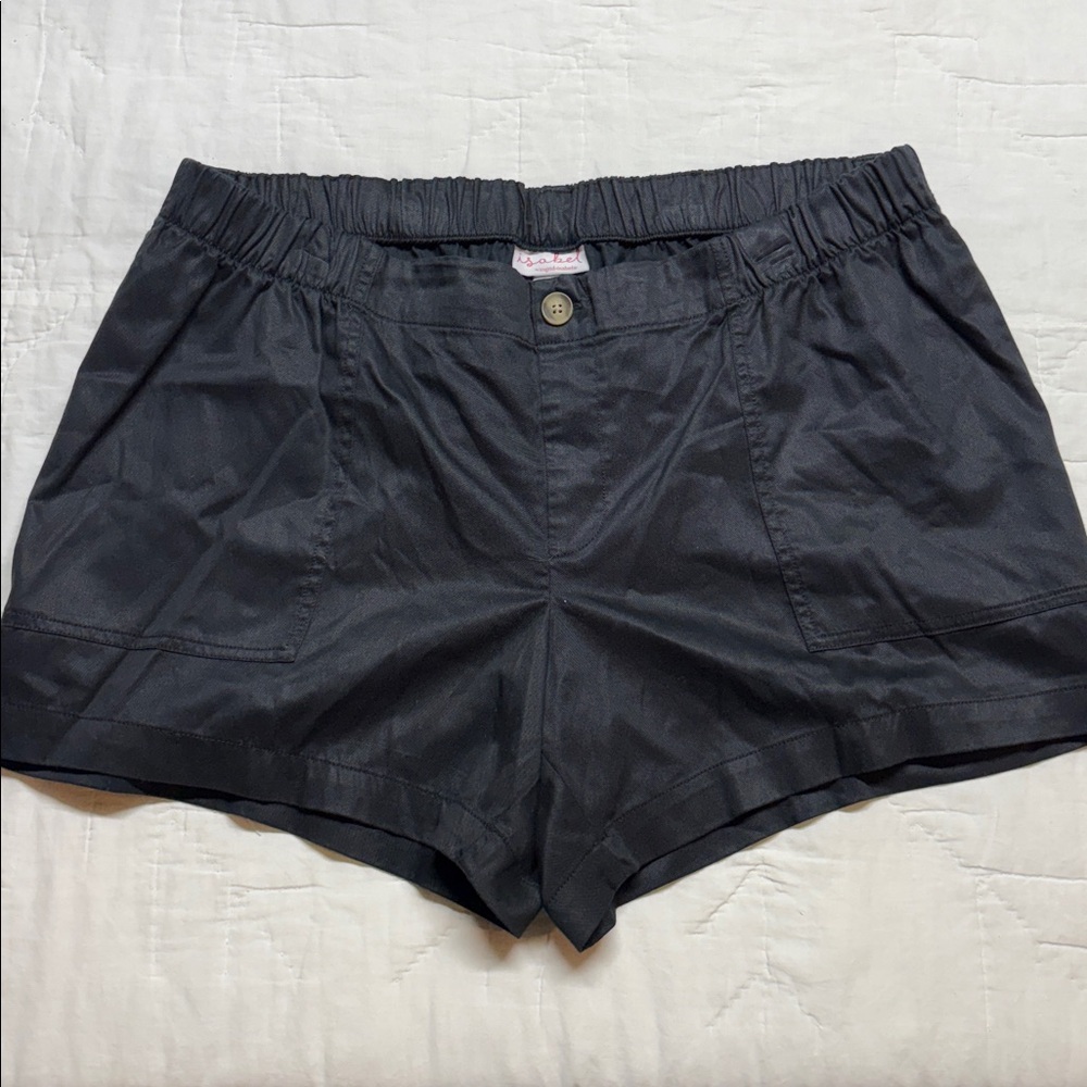 Isabel Maternity by Ingrid & Isabel Twill Shorts - Black NWT